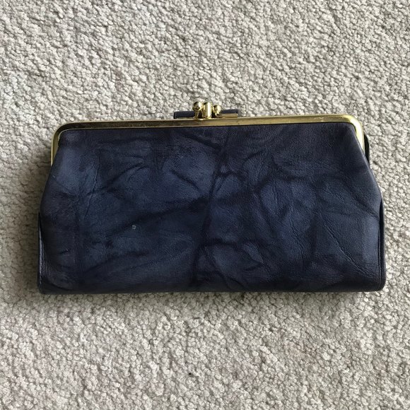 Vintage Leather Kissing Clasp Wallet - Picture 8 of 9